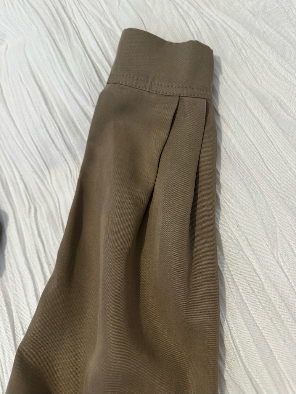 ME+EM Taupe Utility Tie-Waist Jumpsuit with Zip Pockets - Picture 10 of 14